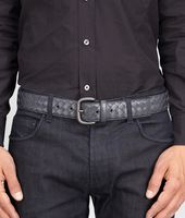 Bottega Veneta® Ardoise Intrecciato VN Belt Bottega Veneta® Ardoise Intrecciato VN Belt