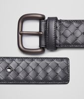 Bottega Veneta® Gürtel aus VN-Leder Intrecciato Ardoise Bottega Veneta® Gürtel aus VN-Leder Intrecciato Ardoise