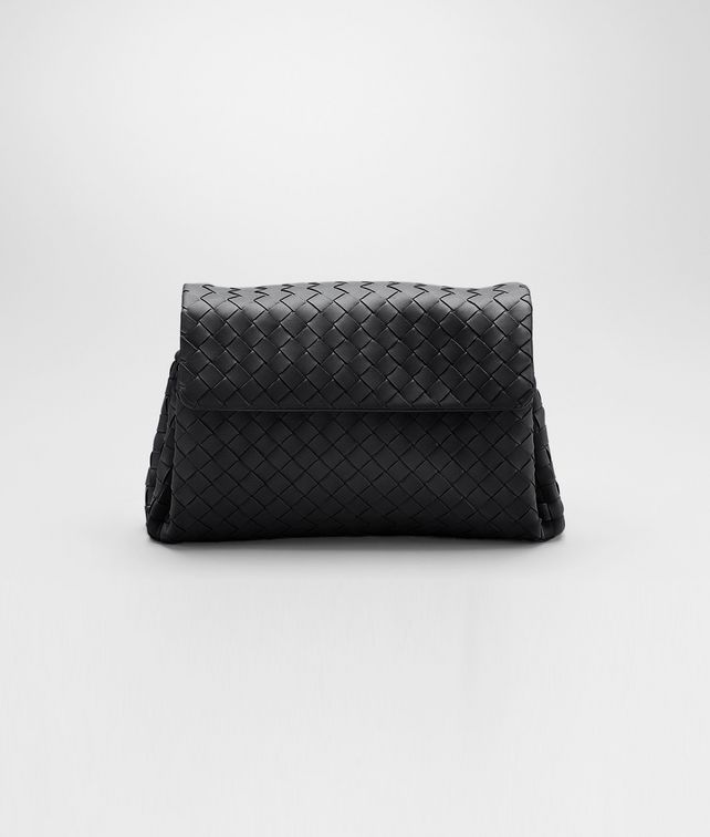BOTTEGA VENETA Nero Intrecciato Nappa Cosmetic Case Other Leather Accessory D fp