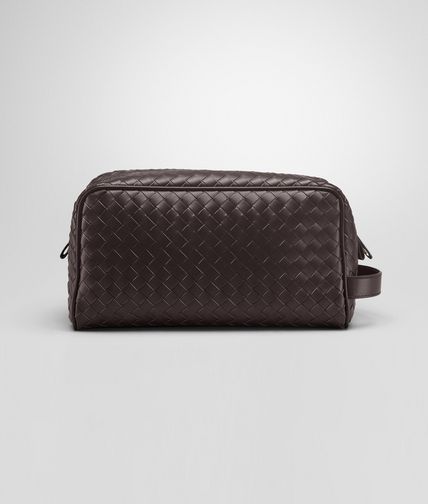 BOTTEGA VENETA - Ebano Intrecciato VN Toiletry Case