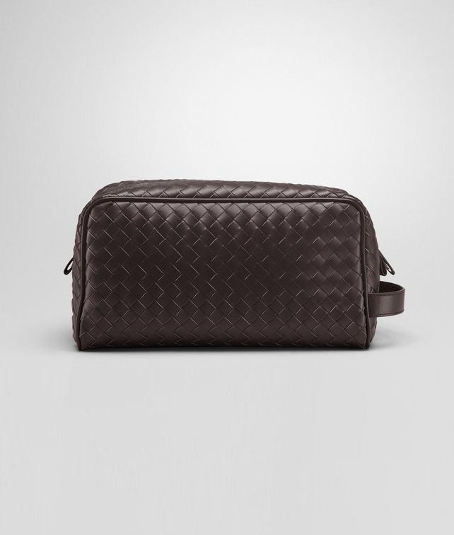 BOTTEGA VENETA Ebano Intrecciato VN Toiletry Case Small bag U fp