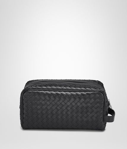 BOTTEGA VENETA - Nero Intrecciato VN Toiletry Case