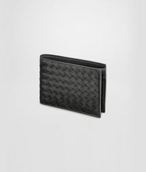 BOTTEGA VENETA - Wallets, Nero Intrecciato VN Wallet
