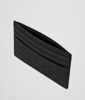 Bottega Veneta® Nero Intrecciato Vn Card Case Bottega Veneta® Nero Intrecciato Vn Card Case