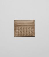 Bottega Veneta® Kartenetui aus VN-Leder Intrecciato Bronze Bottega Veneta® Kartenetui aus VN-Leder Intrecciato Bronze