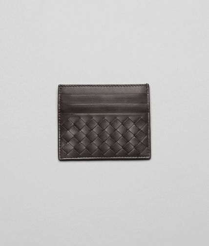 BOTTEGA VENETA - Ebano Intrecciato Vn Card Case