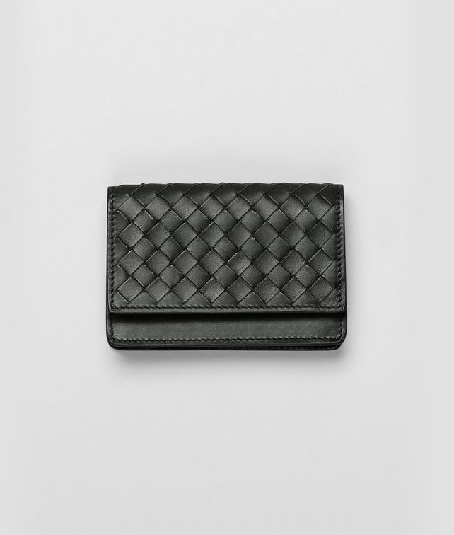 BOTTEGA VENETA Ardoise Intrecciato VN Card Case Card Case or Coin Purse U fp