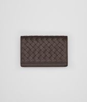 Bottega Veneta® Ebano Intrecciato Vn Business Card Case Bottega Veneta® Ebano Intrecciato Vn Business Card Case