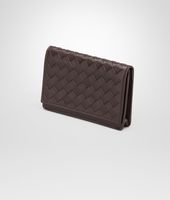 Bottega Veneta® Ebano Intrecciato Vn Business Card Case Bottega Veneta® Ebano Intrecciato Vn Business Card Case