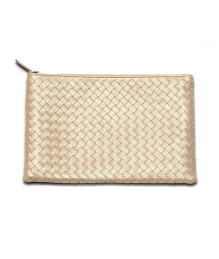 BOTTEGA VENETA - Dokumententasche aus Nappaleder Intrecciato Antique