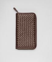 Bottega Veneta® Portemonnaie mit Rundum-Reißverschluss aus VN-Leder Intrecciato Edoardo Bottega Veneta® Portemonnaie mit Rundum-Reißverschluss aus VN-Leder Intrecciato Edoardo
