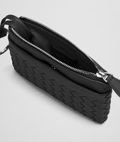 Bottega Veneta® Nero Intrecciato Nappa Key Case Bottega Veneta® Nero Intrecciato Nappa Key Case