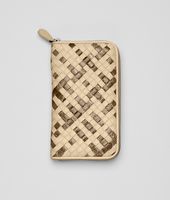 Bottega Veneta® Alabastre Intrecciato Ayers Nappa Zip Around Wallet Bottega Veneta® Alabastre Intrecciato Ayers Nappa Zip Around Wallet
