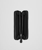 Bottega Veneta® Nero Intrecciato Ayers Nappa Zip Around Wallet Bottega Veneta® Nero Intrecciato Ayers Nappa Zip Around Wallet