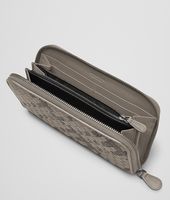 Bottega Veneta® Fume Intrecciato Ayers Nappa Zip Around Wallet Bottega Veneta® Fume Intrecciato Ayers Nappa Zip Around Wallet