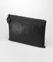 Bottega Veneta® Nero Intrecciomirage Document Case Bottega Veneta® Nero Intrecciomirage Document Case