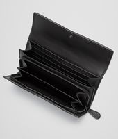 Bottega Veneta® Nero Intrecciato Ayers Nappa Continental Wallet Bottega Veneta® Nero Intrecciato Ayers Nappa Continental Wallet