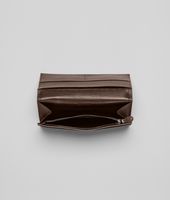 Bottega Veneta® Edoardo Ebano Light Calf Soft Crocodile Fume Continental Wallet Bottega Veneta® Edoardo Ebano Light Calf Soft Crocodile Fume Continental Wallet
