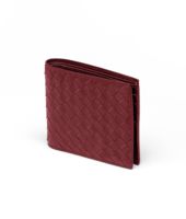 Bottega Veneta® Portemonnaie aus VN-Leder Intrecciato Vermillon Bottega Veneta® Portemonnaie aus VN-Leder Intrecciato Vermillon