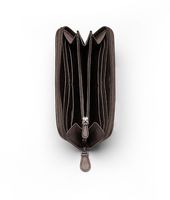 Bottega Veneta® Ebano Intrecciato Nappa Zip Around Wallet Bottega Veneta® Ebano Intrecciato Nappa Zip Around Wallet