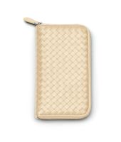 Bottega Veneta® Zip Around Wallet aus Nappaleder Intrecciato Blood Bottega Veneta® Zip Around Wallet aus Nappaleder Intrecciato Blood