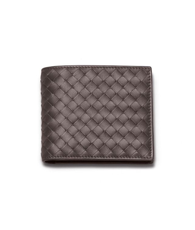 BOTTEGA VENETA WALLET IN EBANO INTRECCIATO VN Bi-fold Wallet U fp