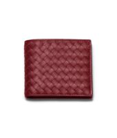 Bottega Veneta® Vermillon Intrecciato VN Wallet Bottega Veneta® Vermillon Intrecciato VN Wallet