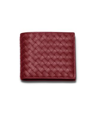 BOTTEGA VENETA - Vermillon Intrecciato VN Wallet