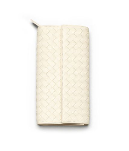 BOTTEGA VENETA - Continental Portemonnaie aus Nappaleder Intrecciato Antique