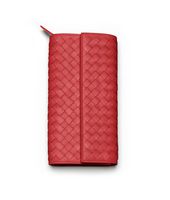 Bottega Veneta® Continental Portemonnaie aus Nappaleder Intrecciato Blood Bottega Veneta® Continental Portemonnaie aus Nappaleder Intrecciato Blood