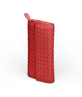 Bottega Veneta® Continental Portemonnaie aus Nappaleder Intrecciato Blood Bottega Veneta® Continental Portemonnaie aus Nappaleder Intrecciato Blood