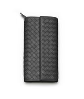 Bottega Veneta® Nero Intrecciato Nappa Continental Wallet Bottega Veneta® Nero Intrecciato Nappa Continental Wallet
