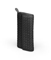 Bottega Veneta® Nero Intrecciato Nappa Continental Wallet Bottega Veneta® Nero Intrecciato Nappa Continental Wallet