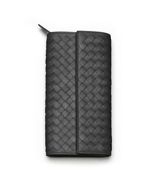 BOTTEGA VENETA - Nero Intrecciato Nappa Continental Wallet