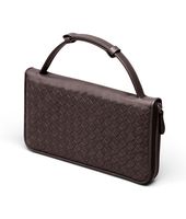 Bottega Veneta® Ebano Intrecciato VN Travel Document Case Bottega Veneta® Ebano Intrecciato VN Travel Document Case