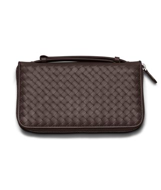 BOTTEGA VENETA - Ebano Intrecciato VN Travel Document Case