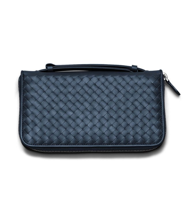 BOTTEGA VENETA DOCUMENT CASE IN CELESTE INTRECCIATO VN Other Leather Accessory E fp