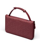 Bottega Veneta® Vermillon Intrecciato VN Travel Document Case Bottega Veneta® Vermillon Intrecciato VN Travel Document Case