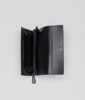 Bottega Veneta® Nero Intrecciato Nappa Papillon Continental Wallet Bottega Veneta® Nero Intrecciato Nappa Papillon Continental Wallet