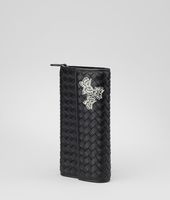Bottega Veneta® Nero Intrecciato Nappa Papillon Continental Wallet Bottega Veneta® Nero Intrecciato Nappa Papillon Continental Wallet