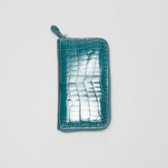 Shiny Crocodile Fumé Zip Around Wallet - Wallet - BOTTEGA VENETA - PE13 - 2760