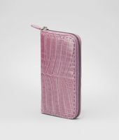 Bottega Veneta® Shiny Crocodile Fumé Zip Around Wallet
Bottega Veneta® Shiny Crocodile Fumé Zip Around Wallet