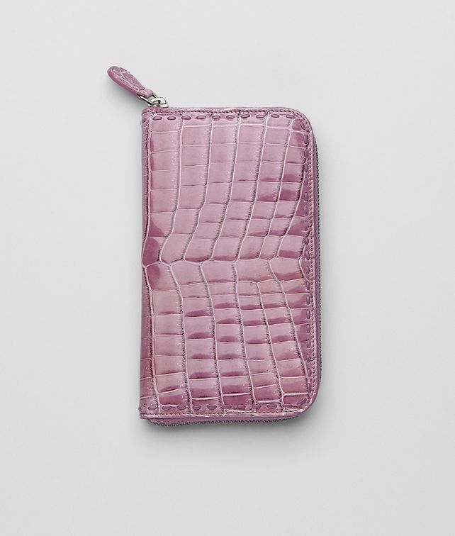 BOTTEGA VENETA PORTAFOGLIO CON ZIP IN COCCODRILLO COROT Portafoglio con Zip D fp
