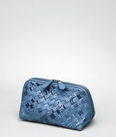 Bottega Veneta® Krim Intrecciato Ayers Nappa Cosmetic Case Bottega Veneta® Krim Intrecciato Ayers Nappa Cosmetic Case