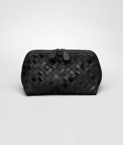 BOTTEGA VENETA - Nero Intrecciato Ayers Nappa Cosmetic Case