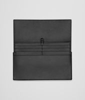 Bottega Veneta® Nero Intrecciato VN Continental Wallet Bottega Veneta® Nero Intrecciato VN Continental Wallet