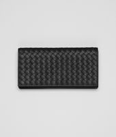 Bottega Veneta® Nero Intrecciato VN Continental Wallet Bottega Veneta® Nero Intrecciato VN Continental Wallet