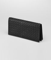 Bottega Veneta® Nero Intrecciato VN Continental Wallet Bottega Veneta® Nero Intrecciato VN Continental Wallet