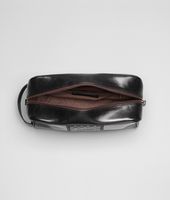 Bottega Veneta® Nero Intreccio Scolpito Toiletry Case Bottega Veneta® Nero Intreccio Scolpito Toiletry Case