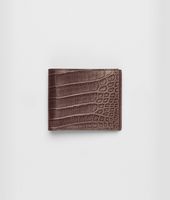 Bottega Veneta® Edoardo Soft Crocodile Fume Wallet Bottega Veneta® Edoardo Soft Crocodile Fume Wallet